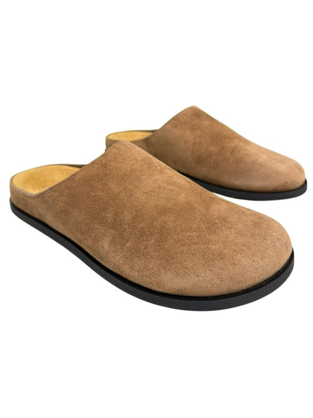 Everlane Suede Tan Farro Slip On Mule Clog Shoes Size 8 New